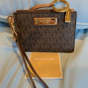 Michael Kors wristlet ID wallet